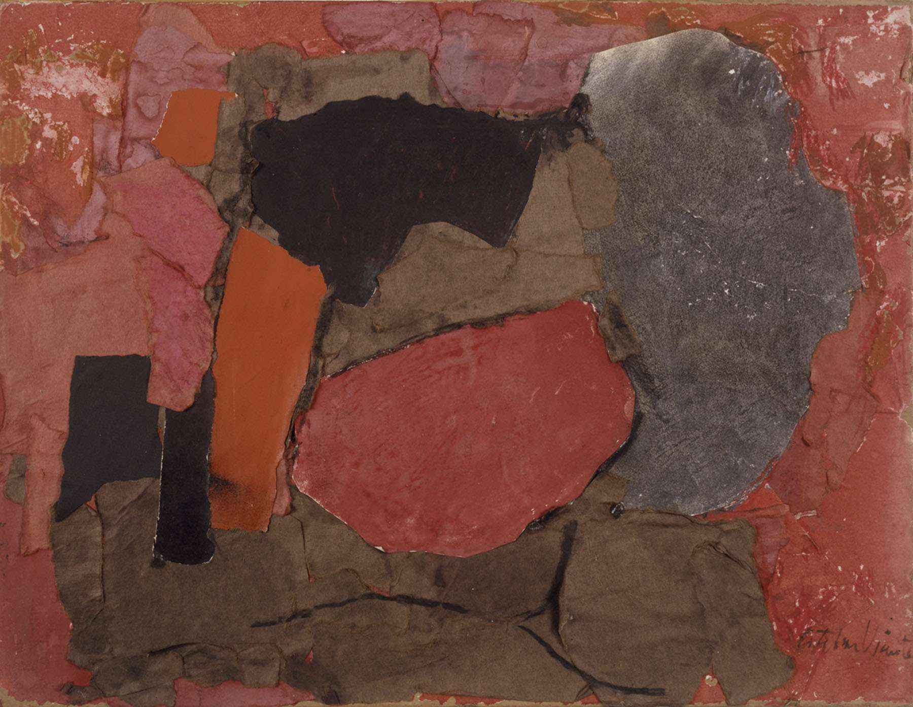 Black, Red, and Gray