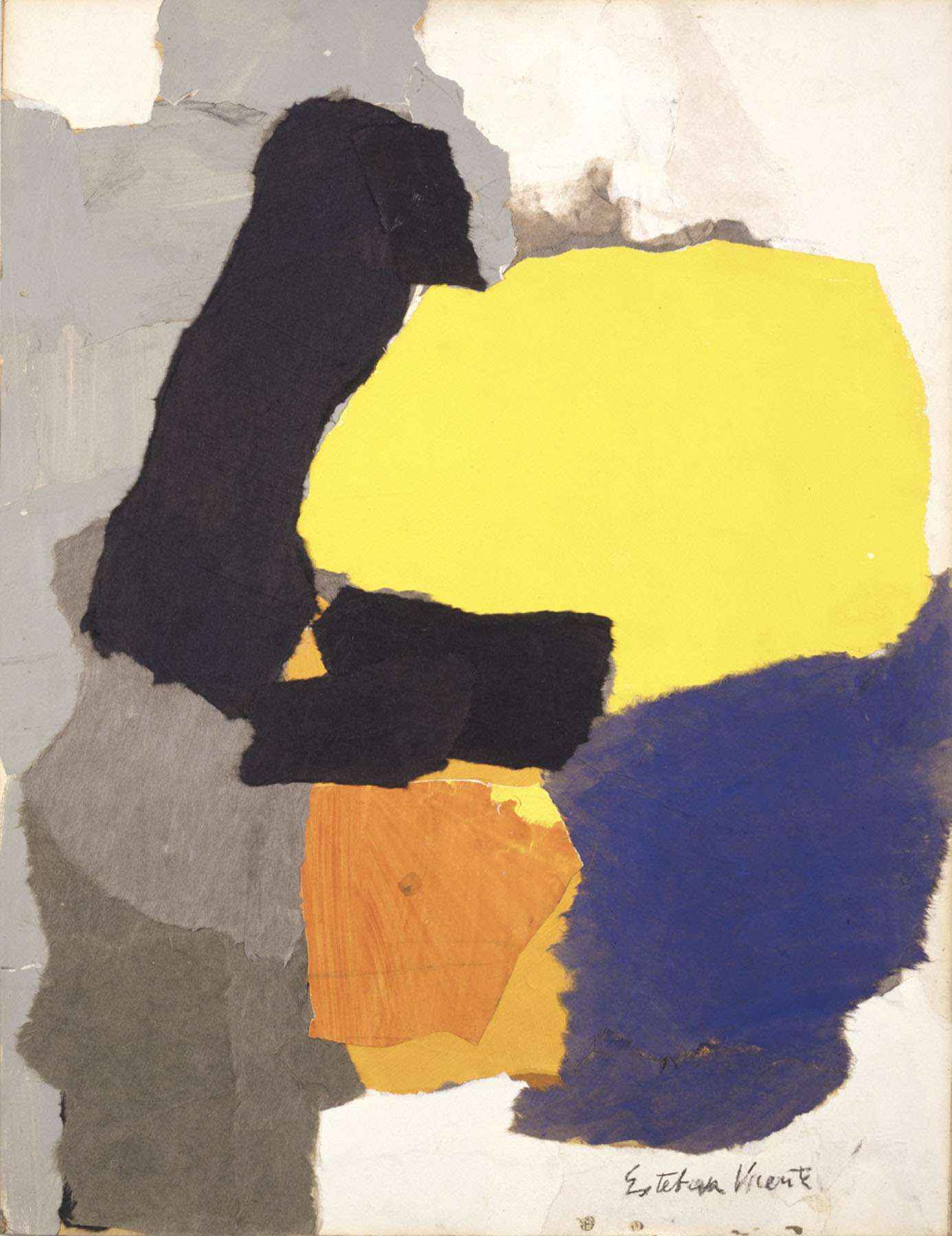 Yellow, Blue, and Orange