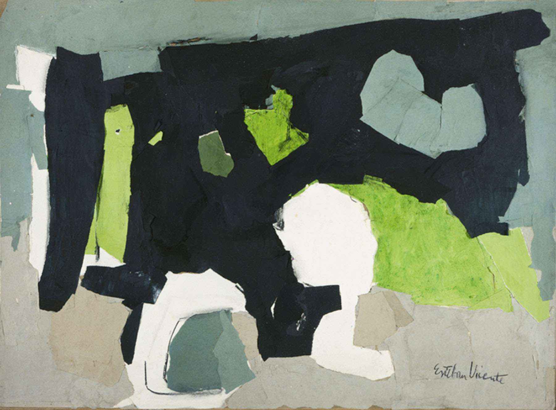 Black, Grey, and Green