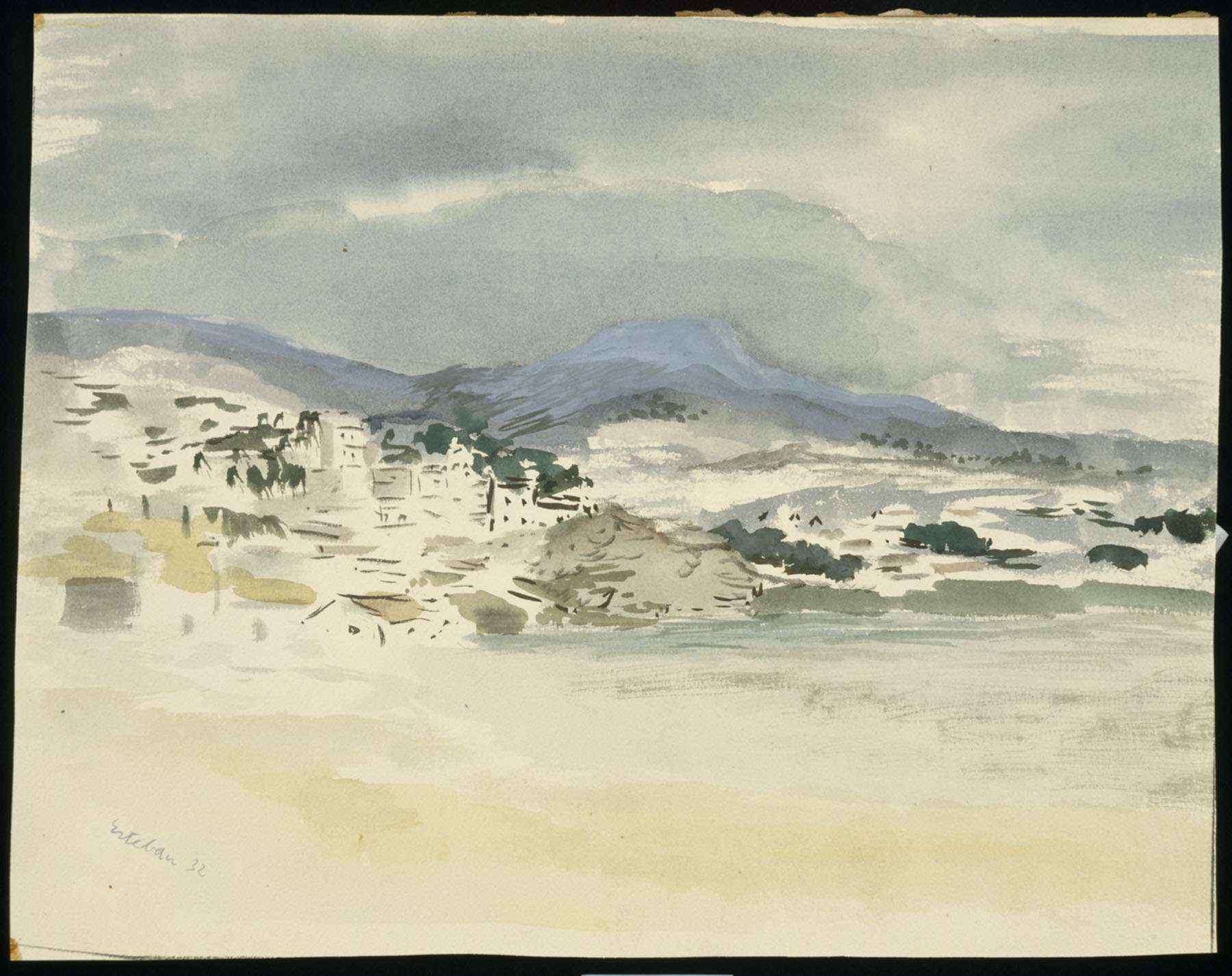 Untitled (coastal town)